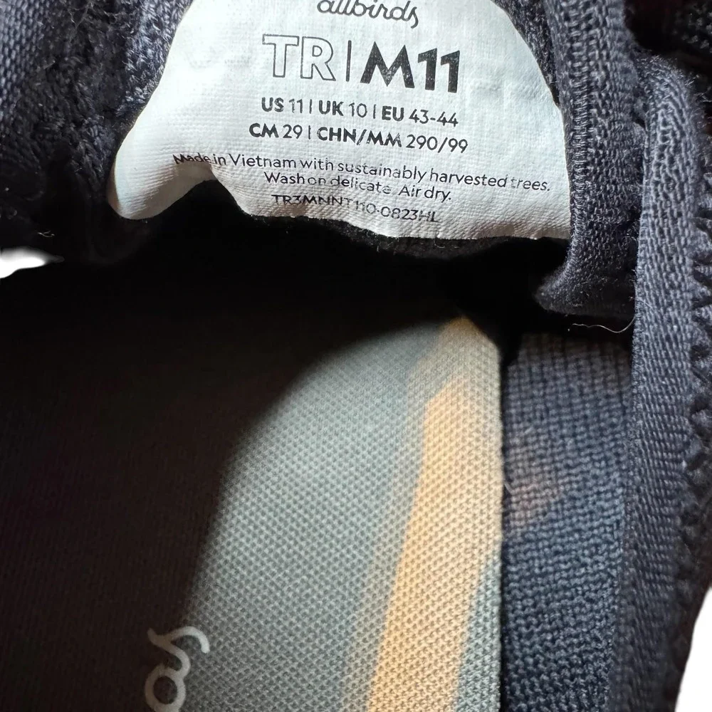 Allbirds Shoes Mens‎ Size 11 Gray Tree Runners Lightweight Knit Casual Sneakers